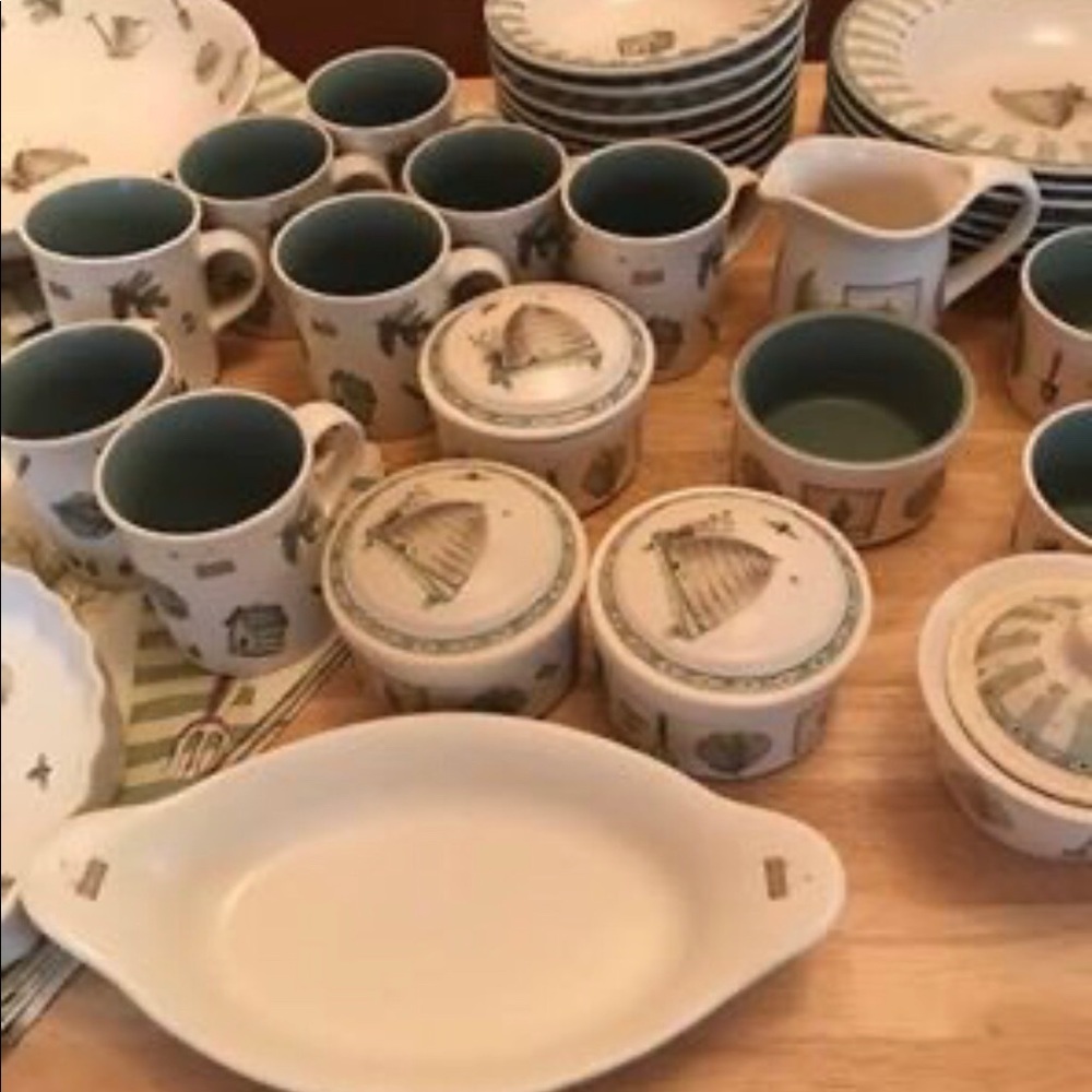 Pfaltzgraff Naturewood Dinnerware Collection-70Pcs - Picture 4 of 8